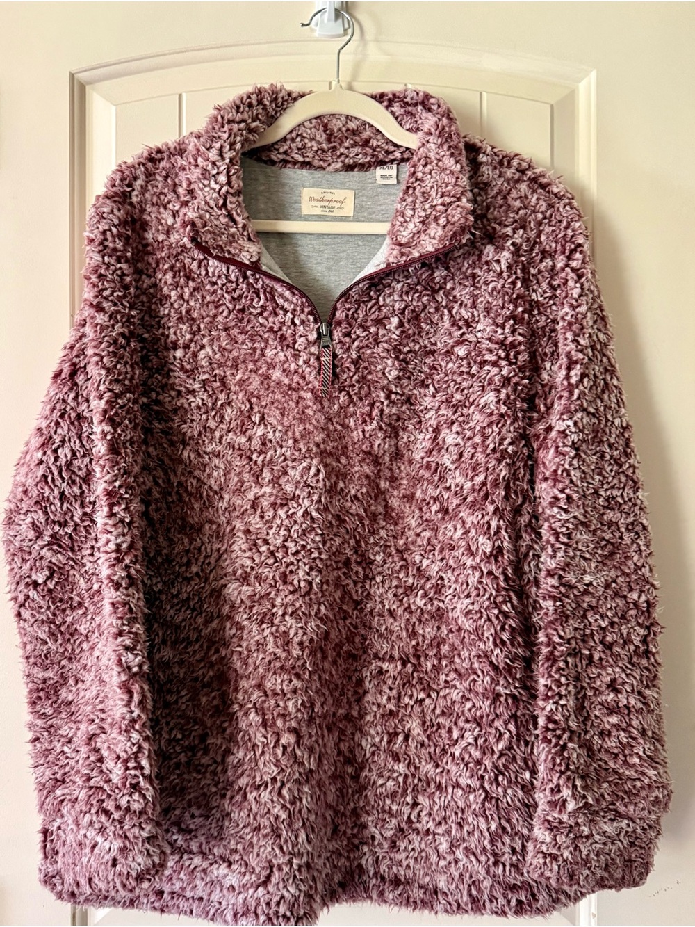 Weatherproof Vintage Woman's Frosty Tipped Sherpa Pullover